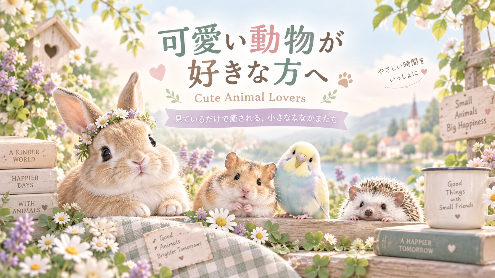 可愛い動物が好きな方